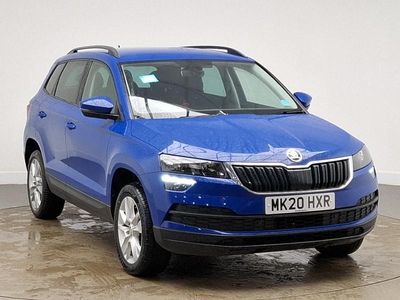 Used Skoda Karoq SE Technology 116 HP (85 kW) 2020 Blue SUV