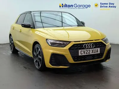 Used Audi A1 Sportback Black Edition 2022 Yellow Hatchback