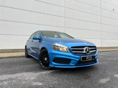 Used Mercedes A220 AMG 170 HP (125 kW) 2014 Blue Hatchback