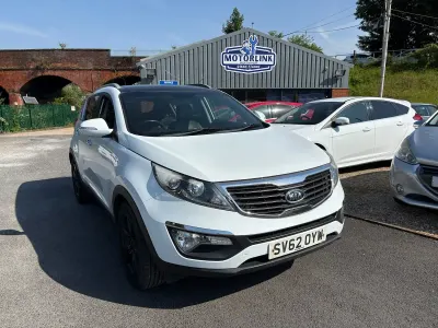 Used Kia Sportage 115 HP (84 kW) 2012 White SUV