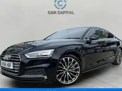 Used Audi A5 Sportback S-Line 252 HP (185 kW) 2017 Black Hatchback