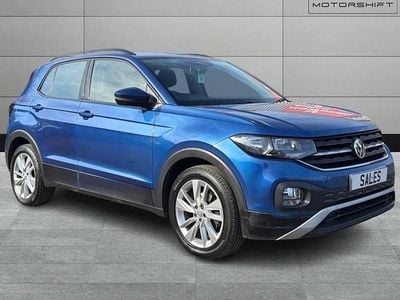 Used VW T-Cross SE 115 HP (84 kW) 2019 Blue SUV