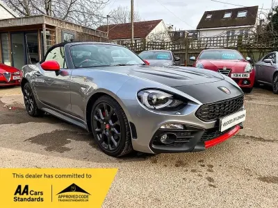 Used Abarth 124 Spider 170 HP (125 kW) 2016 Grey Cabriolet