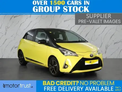 Begagnad Toyota Yaris Edition 2018 Gul Halvkombi