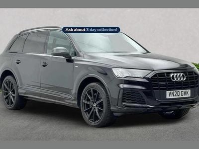 Used Audi Q7 Black Edition 340 HP (250 kW) 2020 Black SUV