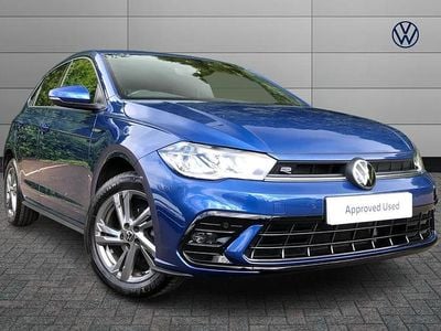 Blue Used 2022 VW Polo R-line Hatchback | £16,450 (Fair price)