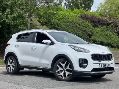 Used Kia Sportage GT-Line 136 HP (100 kW) 2016 White SUV