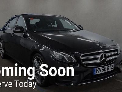 Used Mercedes E220 AMG line 2016 Black Sedan