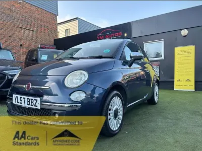Usado Fiat 500 Sport 2008 Azul Citadino