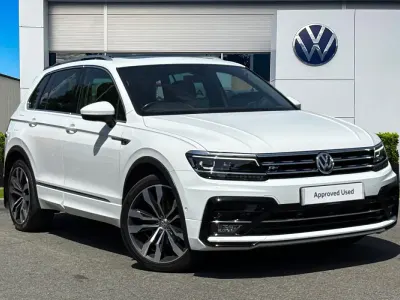 Used VW Tiguan R-line 150 HP (110 kW) 2019 White SUV