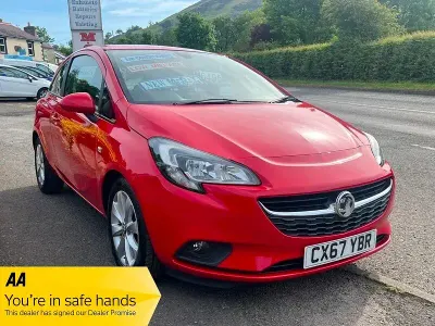 Used Vauxhall Corsa 75 HP (55 kW) 2018 Red Hatchback