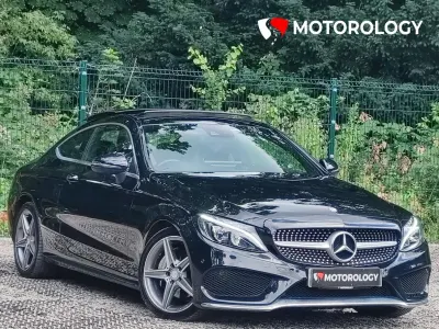 Used Mercedes C220 AMG Line Premium Plus 168 HP (123 kW) 2016 Black Coupe