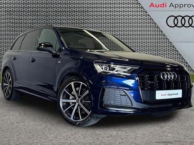 Used Audi Q7 Black Edition 286 HP (210 kW) 2022 Blue SUV