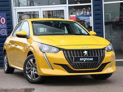 Yellow Used 2020 Peugeot 208 Active Hatchback | £8,579 (Fair price)