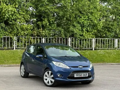 Used Ford Fiesta Zetec 2008 Blue Hatchback