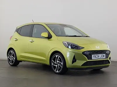 Used Hyundai i10 Premium 2024 Yellow Hatchback