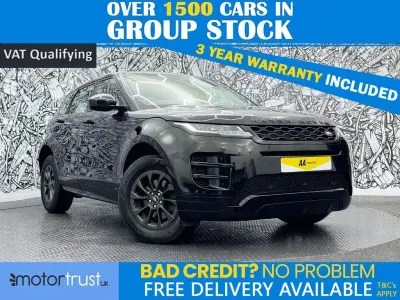 Used Land Rover Range Rover evoque R-Dynamic 150 HP (110 kW) 2020 Black SUV
