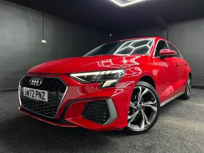 Used Audi A3 Sportback S-Line 150 HP (110 kW) 2022 Red Hatchback