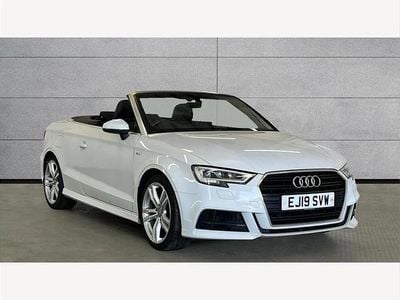 Used Audi A3 Cabriolet S-Line 150 HP (110 kW) 2019 White Cabriolet