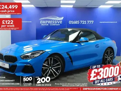 Used BMW Z4 M Sport 258 HP (189 kW) 2019 Blue Cabriolet