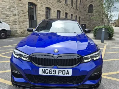 Used BMW 330e M Sport 450 HP (330 kW) 2019 Blue Sedan