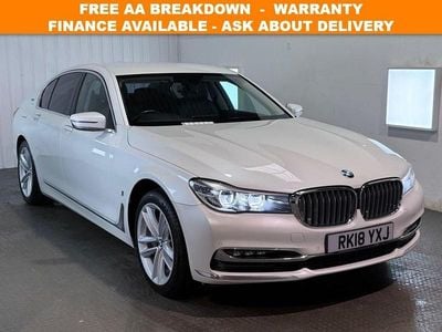White Used 2018 BMW 740 Exclusive Sedan | £13,995