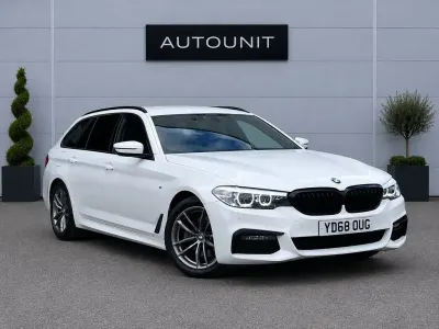 Used BMW 520 M Sport 190 HP (139 kW) 2018 White Estate