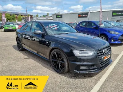 Used Audi A4 Black Edition 190 HP (139 kW) 2015 Black Sedan