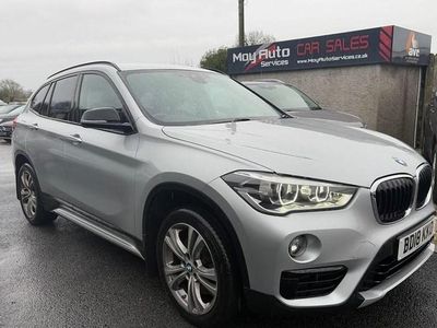 Silver Used 2018 BMW X1 Sport Line SUV | £13,495 (Fair price)
