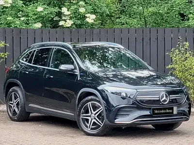 Used Mercedes EQA250 AMG line 139 kW (190 HP) 2021 Cosmos black metallic SUV