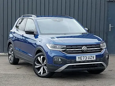 Used VW T-Cross Black Edition 110 HP (80 kW) 2024 Blue SUV