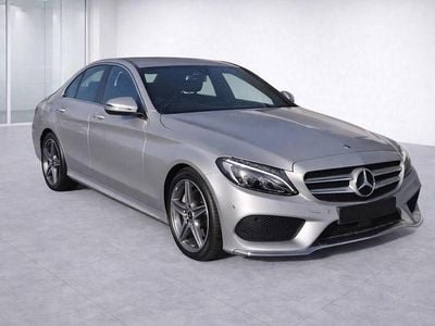 Used Mercedes C220 AMG line 170 HP (125 kW) 2018 Silver Sedan