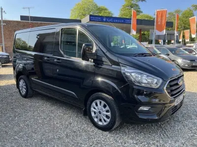 Used Ford Transit Custom Limited 130 HP (95 kW) 2021 Black Van