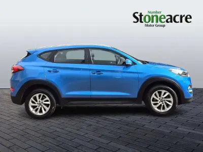 Używany Hyundai Tucson SE 177 KM (130 kW) 2018 Niebieski SUV