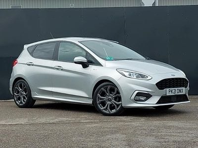 Usado Ford Fiesta ST-Line 125 HP (91 kW) 2021 Prateado Citadino