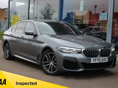 Used BMW 530e M Sport 292 HP (214 kW) 2020 Blue Sedan