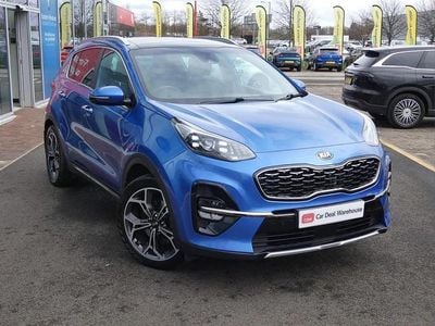 Used Kia Sportage GT-Line S 136 HP (100 kW) 2019 Blue SUV