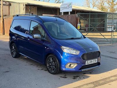 Used Ford Transit Sport 100 HP (73 kW) 2019 Blue Van