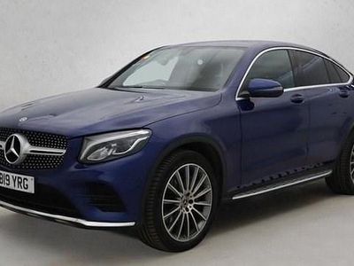 Used Mercedes GLC250 AMG line 211 HP (155 kW) 2019 Blue Coupe