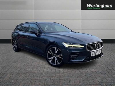 Blue Used 2019 Volvo V60 R-Design Estate | £16,495 (Fair price)