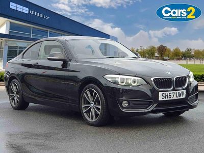 Used BMW 218 Sport Line 147 HP (108 kW) 2017 Black Coupe