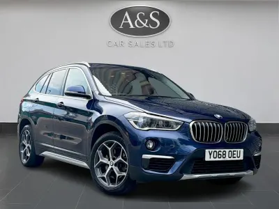 Used BMW X1 xLine 192 HP (141 kW) 2018 Blue SUV