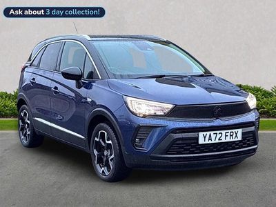 Used Vauxhall Crossland Ultimate 110 HP (80 kW) 2023 Blue SUV