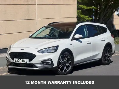 Used Ford Focus Active X 120 HP (88 kW) 2020 White Estate