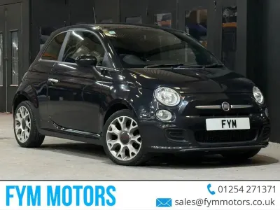 Used Fiat 500 S 69 HP (50 kW) 2014 Black Hatchback