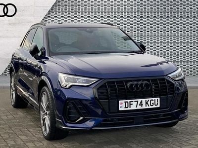 Blue Used 2025 Audi Q3 Black Edition SUV | £34,105 (Fair price)