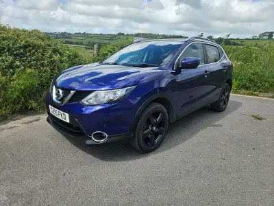 Used Nissan Qashqai N-TEC 115 HP (84 kW) 2015 Blue SUV