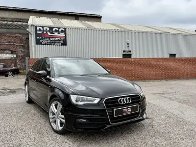 Used Audi A3 Sportback S-Line 125 HP (91 kW) 2015 Black Hatchback