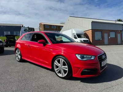 Used Audi A3 S-Line 2013 Red Hatchback