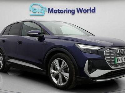 Used Audi Q4 e-tron S-Line 150 kW (204 HP) 2023 Blue SUV